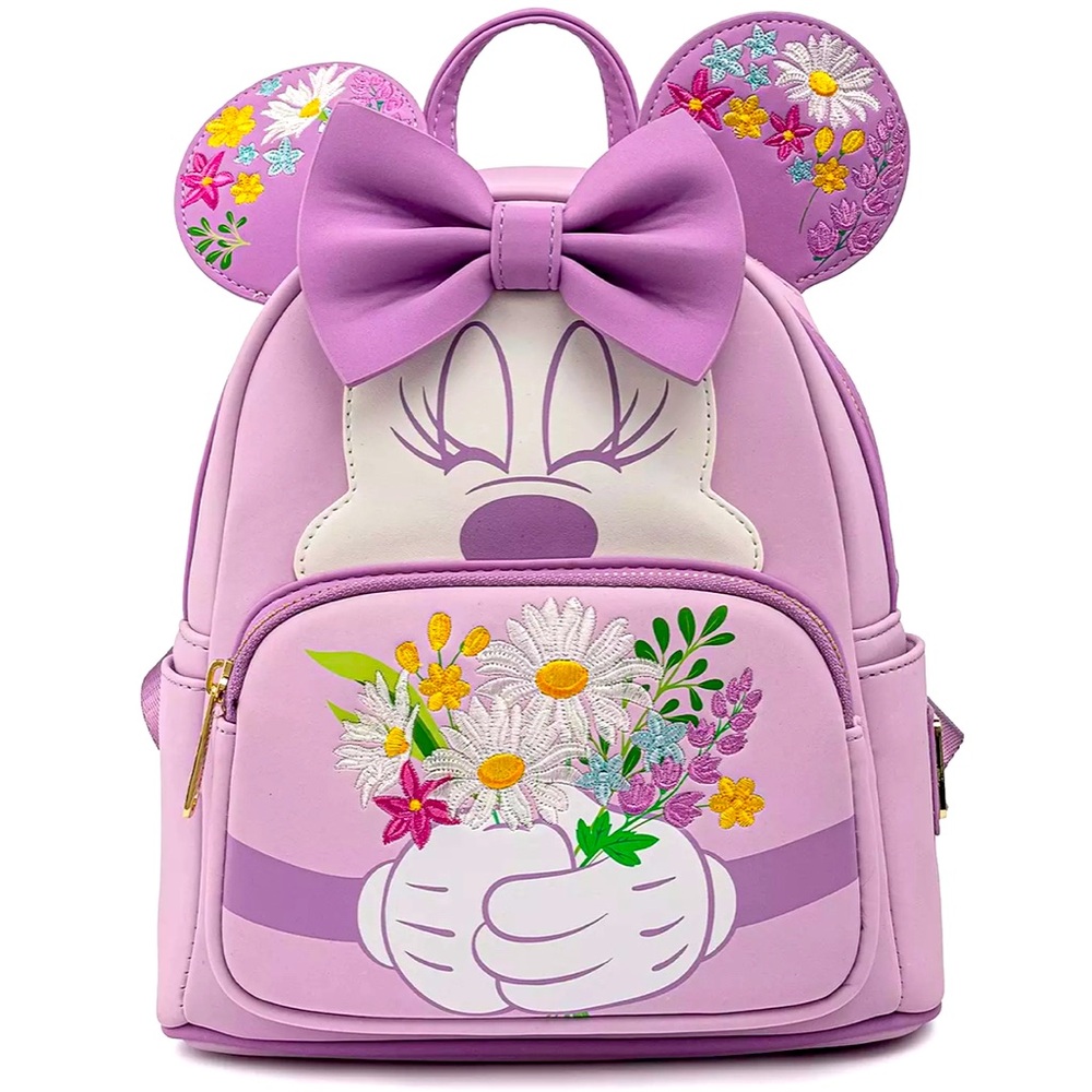Disney Loungefly Minnie Mouse Floral Backpack